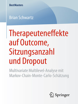 cover image of Therapeuteneffekte auf Outcome, Sitzungsanzahl und Dropout